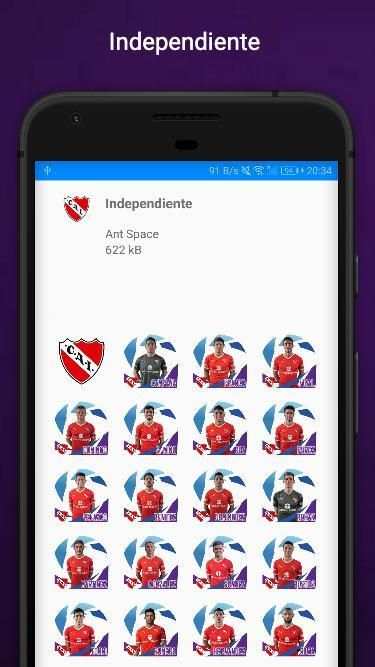 Stickers Superliga Arg para WhatsApp WAStickerApps screenshot 3