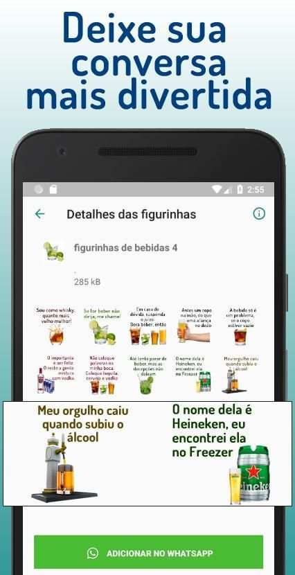 Figurinhas de bebidas - WAStickerApps screenshot 3