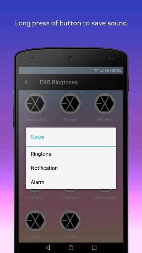 EXO Ringtones screenshot 3