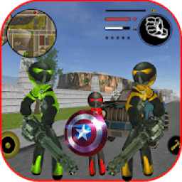 ikon Stickman Rope Hero-Climbing Vice Hero Simulator