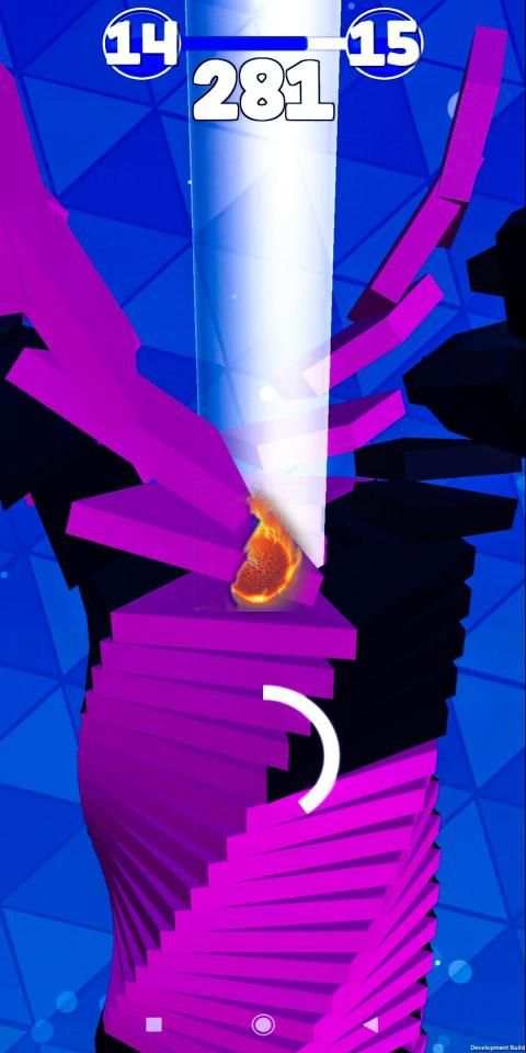 Fun Stack Ball - Helix Crash Fall 3D screenshot 2