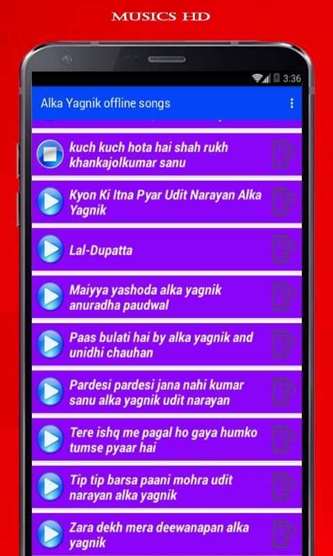 *Alka Yagnik offline songs* screenshot 2
