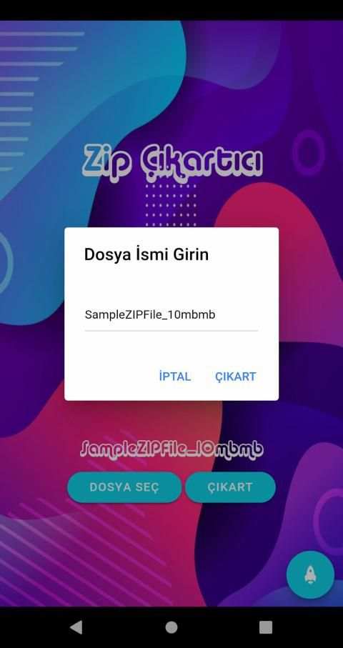 Zip Çıkartıcı screenshot 2