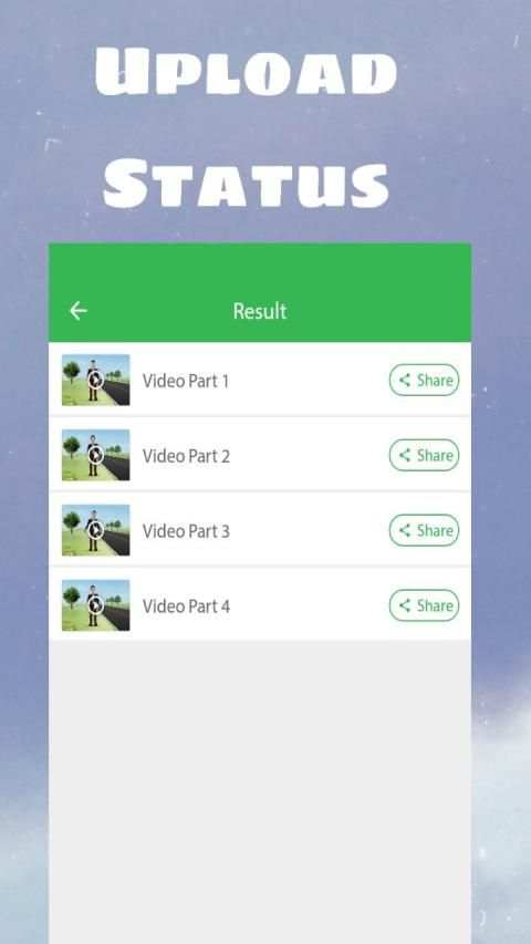 30 sec Split Video - For Whatsapp Status स्क्रीनशॉट 2