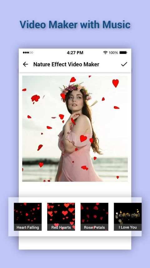 Valentine Video Maker With Music स्क्रीनशॉट 2