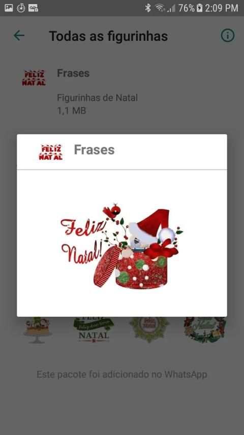 Figurinhas de Natal - WAStickerApps screenshot 5
