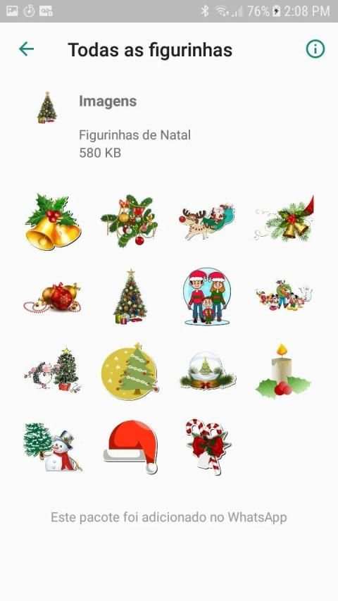 Figurinhas de Natal - WAStickerApps screenshot 4