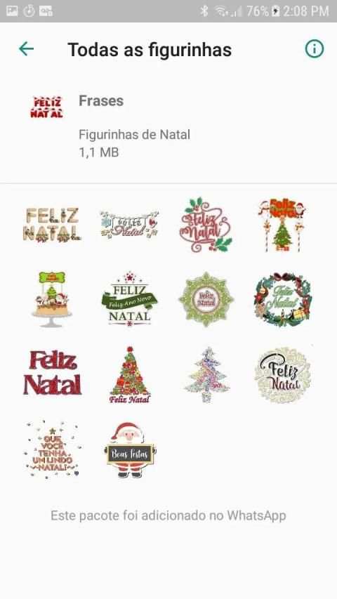 Figurinhas de Natal - WAStickerApps screenshot 3
