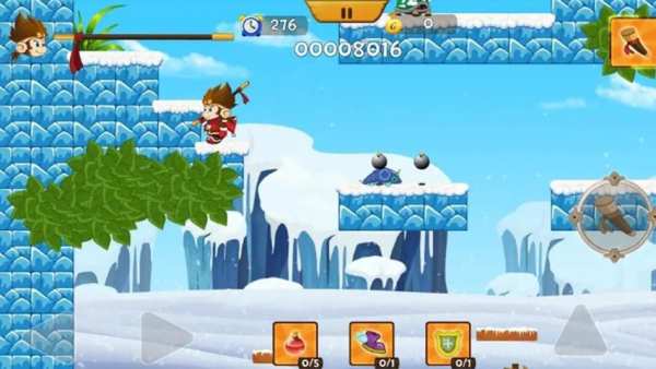 Angry Monk Jungle Adventure स्क्रीनशॉट 2