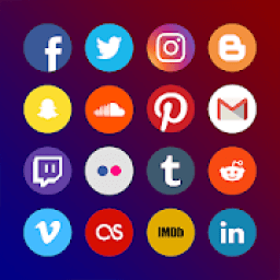 All Social Media आइकन