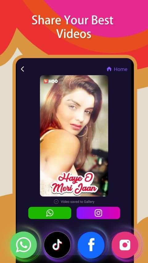 Hoo - WhatsApp Status Video Maker, Quotes, Lyrics screenshot 5