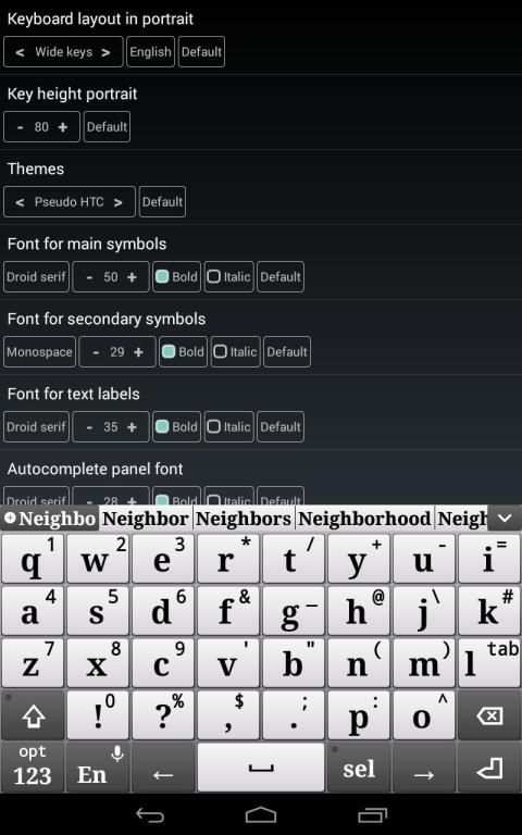 Jbak Keyboard screenshot 4