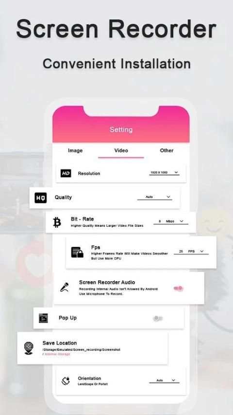 Screen Recorder : Video Recorder स्क्रीनशॉट 6