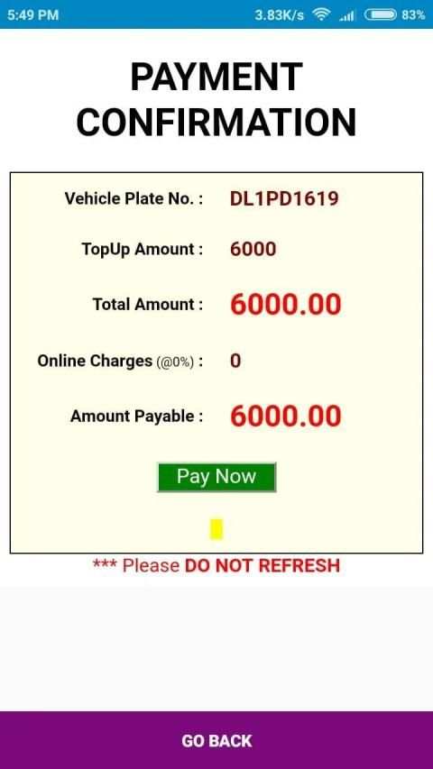 MCD TOLL screenshot 3