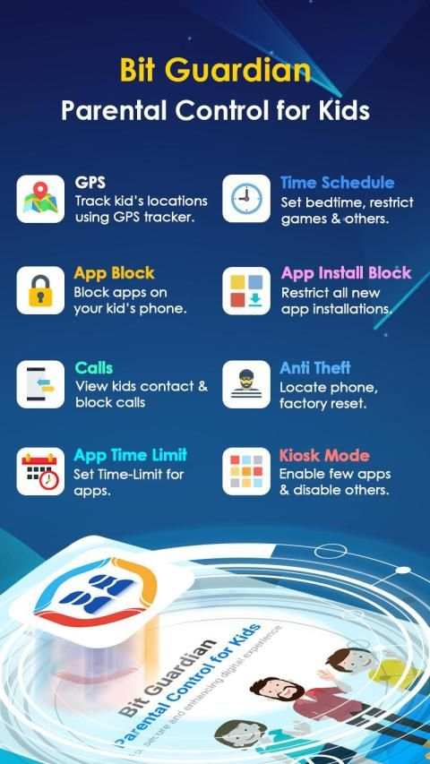 Bit Guardian Parental Control - For Kids स्क्रीनशॉट 1