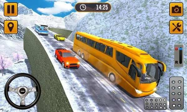 Bus Uphill Climb Racing 3D - Mountain Climb Sim screenshot 2