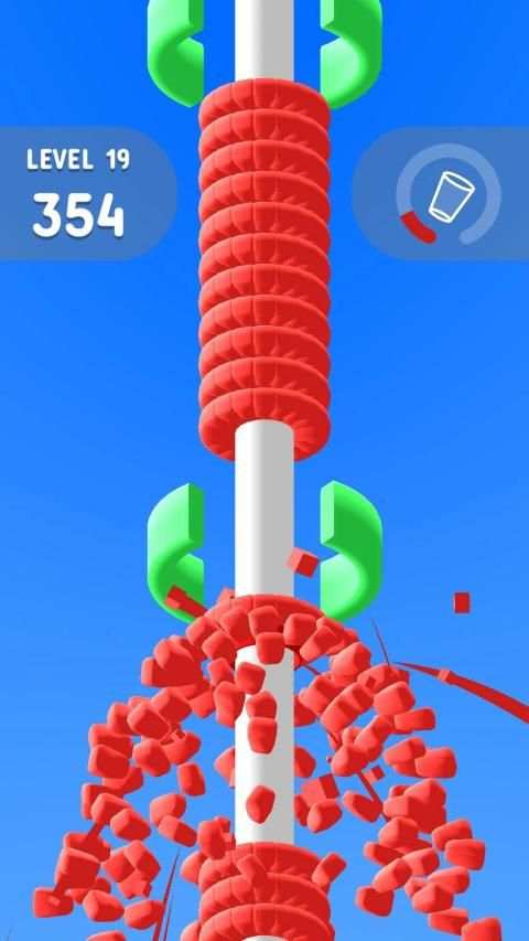 Tap Tap Run On Pipe Tower screenshot 2