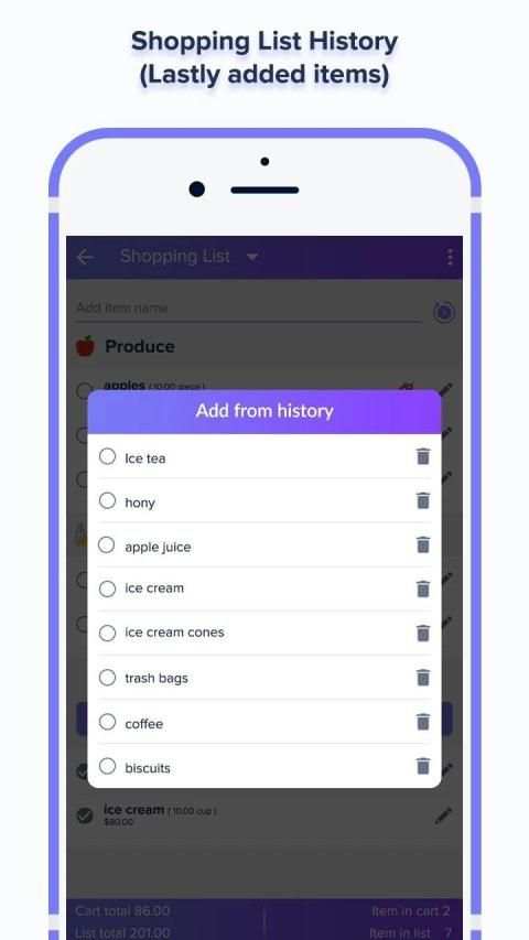 Meal Planner – Shopping List screenshot 1