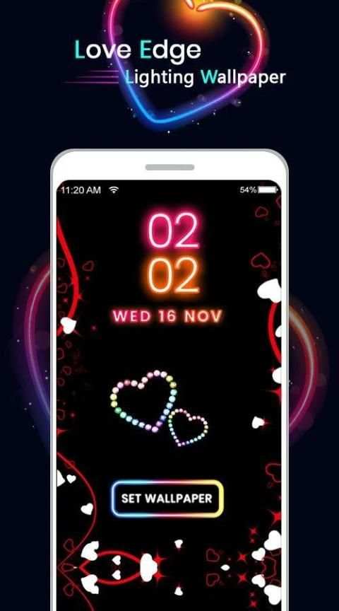 Border Love Light – Border light Live Wallpaper screenshot 1