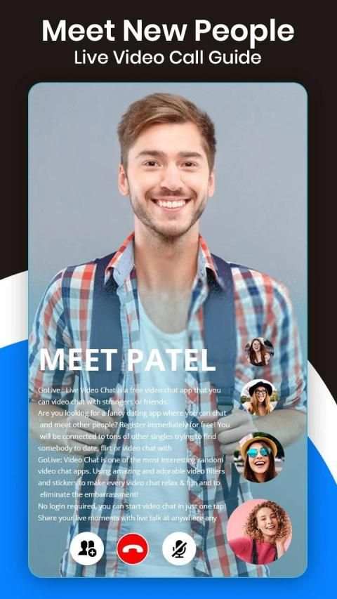Meet New Pople, Live Video Call Guide screenshot 2