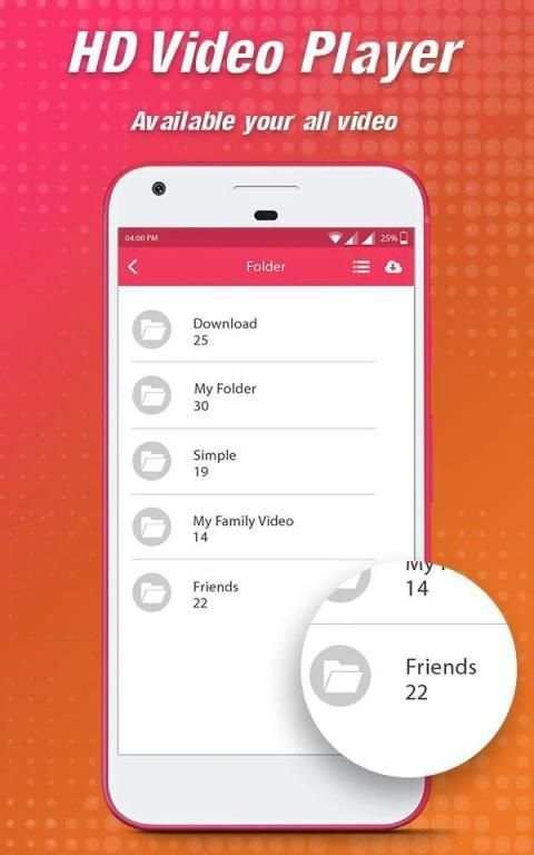 HD Video Player स्क्रीनशॉट 1