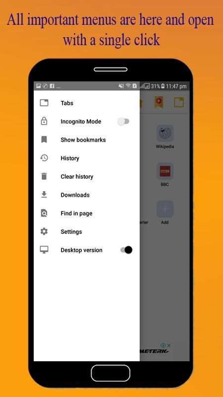 PM Browser - Ad Blocker & Data Saver screenshot 7