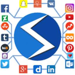 All Social Media apps in one app - Social networks