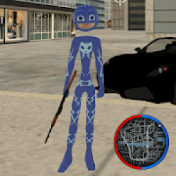 Cat Boy Stickman Rope Hero Gangastar Masks Battle आइकन