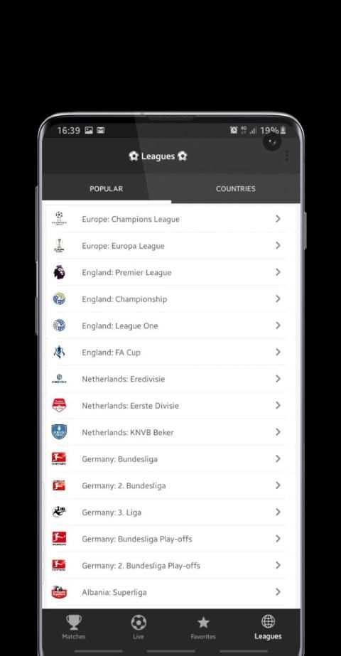 Scorama Football live scores, fixtures, standing screenshot 2