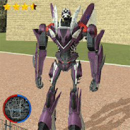 ikon Flying Robot Transforming Plane: Air Robot Game