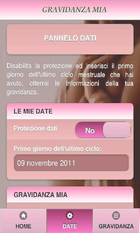 Gravidanza Mia - Free screenshot 1