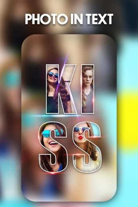 Photo In Text - Text Collage Maker स्क्रीनशॉट 3