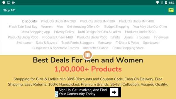 Shop 101 - Free Online Shopping App screenshot 7