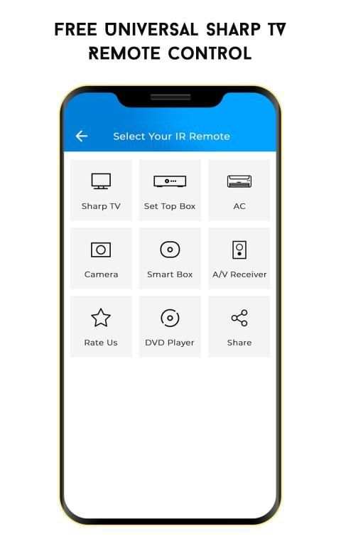 Free Universal Sharp Remote Control screenshot 5