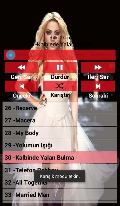 Hadise Şarkıları İnternetsiz ( 40 Şarkı ) screenshot 1