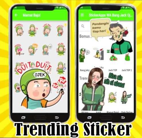 Sticker WA Ojek Online StickerApps WA Ojol Gratis screenshot 2