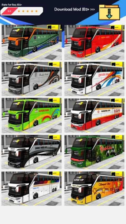 Bussid Mod Bus Jetbus 3+ screenshot 4