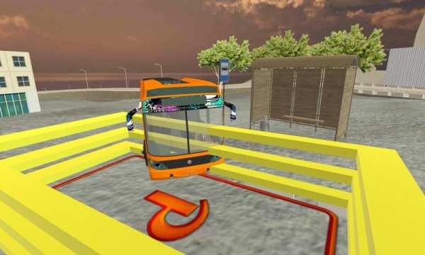 Heavy Mountain Bus Driving Simulator screenshot 1