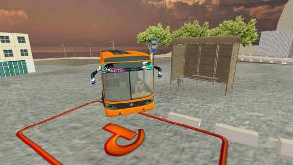 Heavy Mountain Bus Driving Simulator screenshot 5