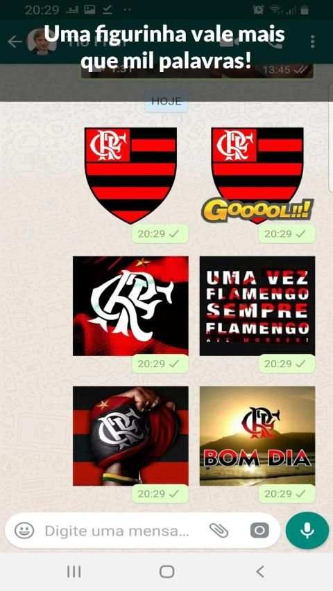 Figurinhas do Flamengo WhatsApp WHASTickers Mengão screenshot 3
