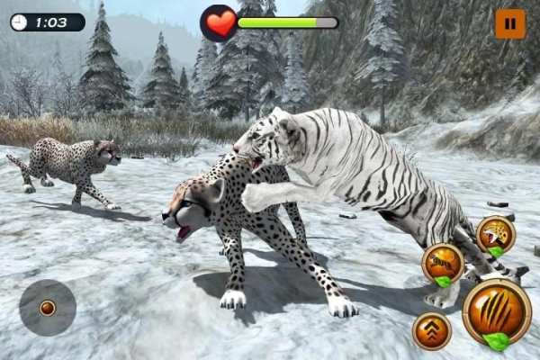 Arctic Tiger Simulator: Wild Family Survival screenshot 3