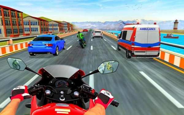 Bike rider highway racer - New bike racing Games स्क्रीनशॉट 3