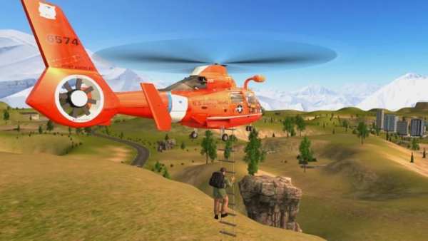 Police Helicopter Flying Simulator स्क्रीनशॉट 2