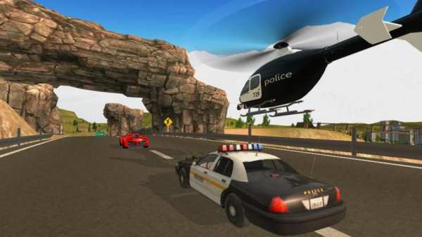 Police Helicopter Flying Simulator screenshot 5