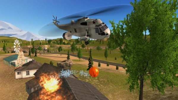 Police Helicopter Flying Simulator screenshot 9