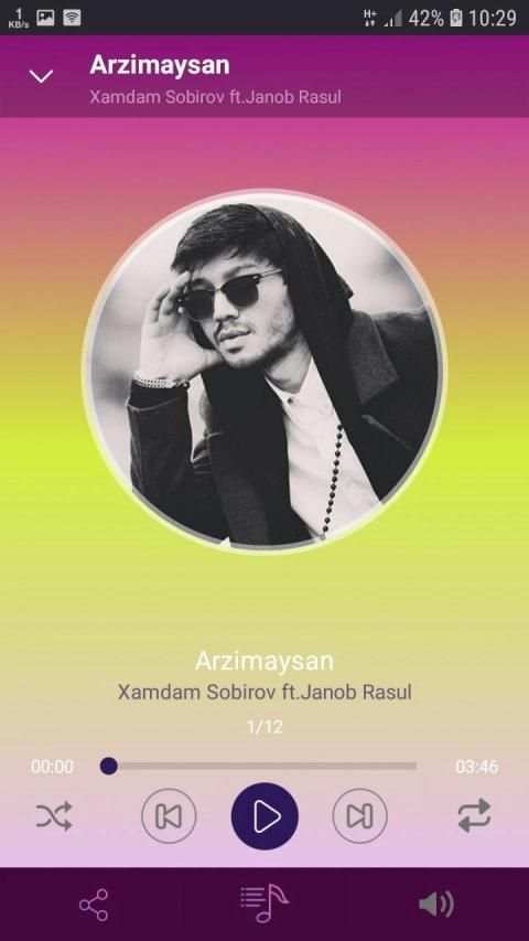 Xamdam Sobirov qo'shiqlari screenshot 2