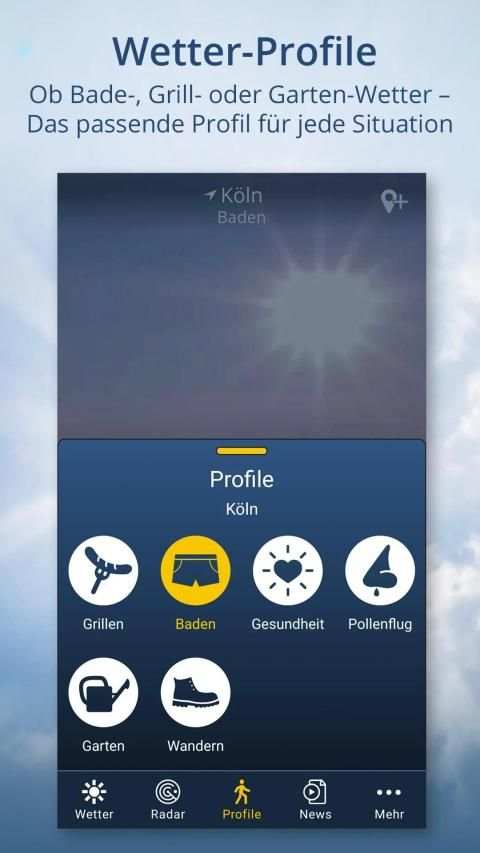 Wetter.de – Wetter, Regenradar und Wetterprofile screenshot 4