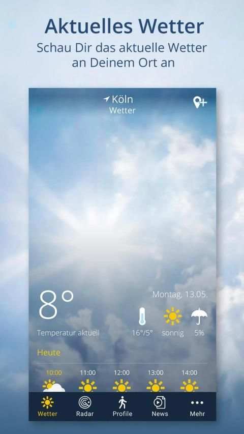 Wetter.de – Wetter, Regenradar und Wetterprofile screenshot 6