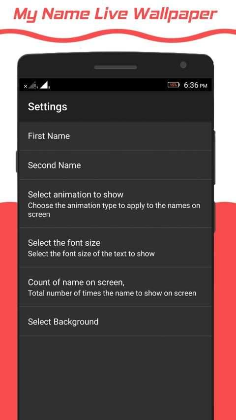 My Name Live Wallpaper screenshot 3