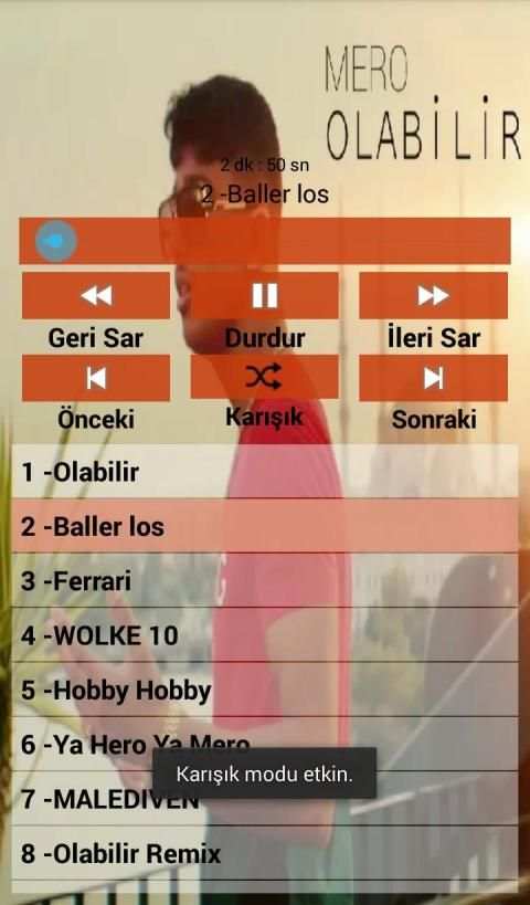 MERO Şarkıları ( Olabilir İnternetsiz ) screenshot 1